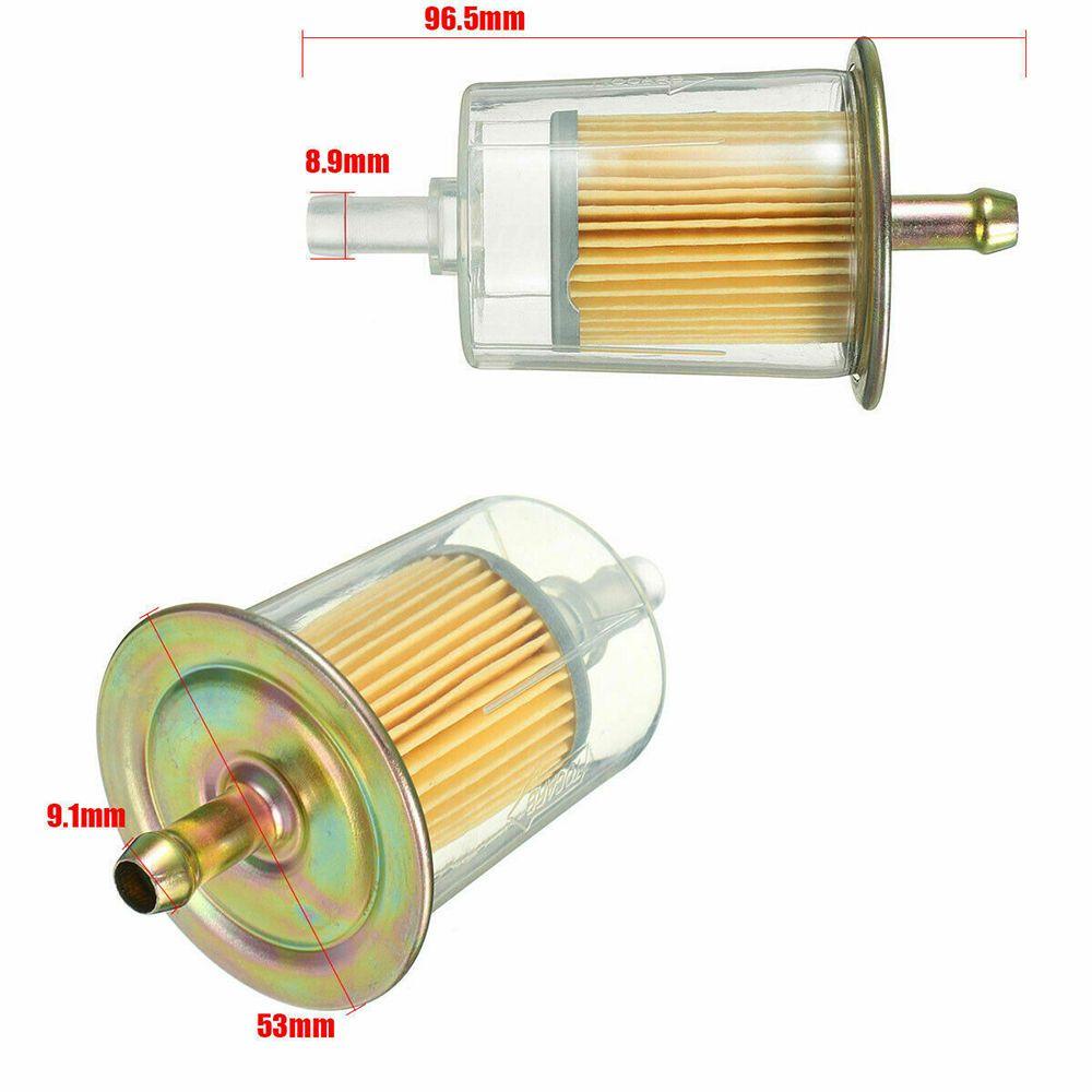 Set 5 Bộ Lọc Nhiên Liệu Cỡ Lớn 3 / 8 "9 mm Chuyên Dụng Cho Xe Mô Tô ATV