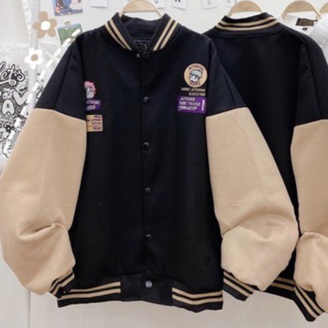 Áo Khoác Bomber 199x chất nỉ dạ dày dặn cực xịn Form unisex Nam/Nữ cực đẹp hàng cao cấp