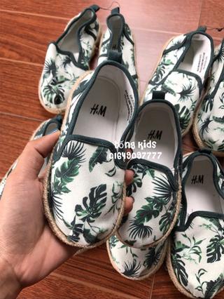 Slip On Bé Trai Đế Cói Cây Cọ H&M