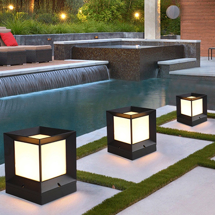 Đèn trụ cổng trang trí sân vườn 270mm