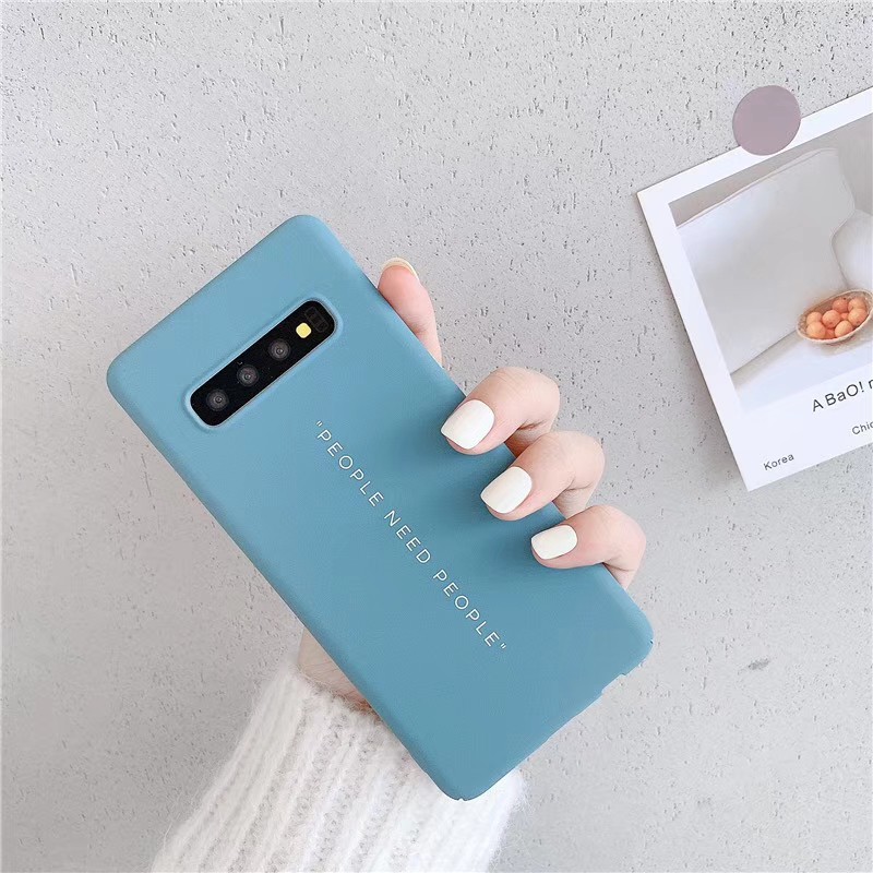 Ốp điện thoại cứng màu xanh dương cho Samsung Note 20 Ultra S20 Plus S20 Ultra S10 Plus S10 5G Note 10 Plus S8 S9 Plus Note 8 Note 9 | BigBuy360 - bigbuy360.vn