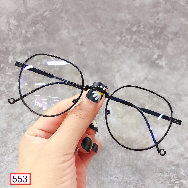 [Mã FARSSTGRE giảm 5K đơn bất kỳ] MẮT KÍNH GỌNG CẬN CHÂN XOẮN TRÒN 553 NEW FASHION SIÊU DỄ THƯƠNG | BigBuy360 - bigbuy360.vn