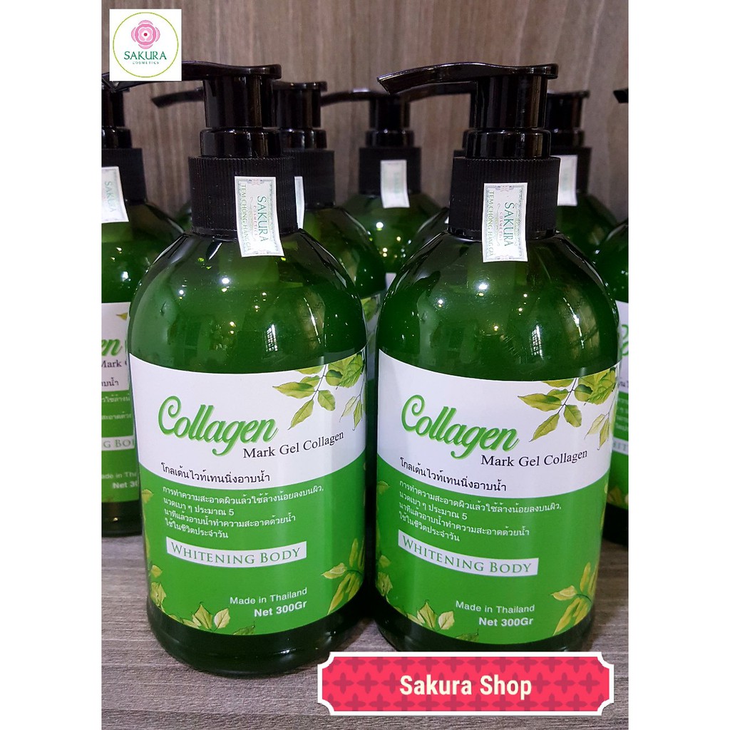 Gel Tắm Dưỡng Trắng Da Collagen Tinh Chất Trà Xanh | BigBuy360 - bigbuy360.vn