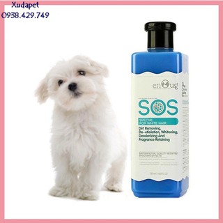 SỮA TẮM SOS DÀNH CHO CHÓ LÔNG TRẮNG