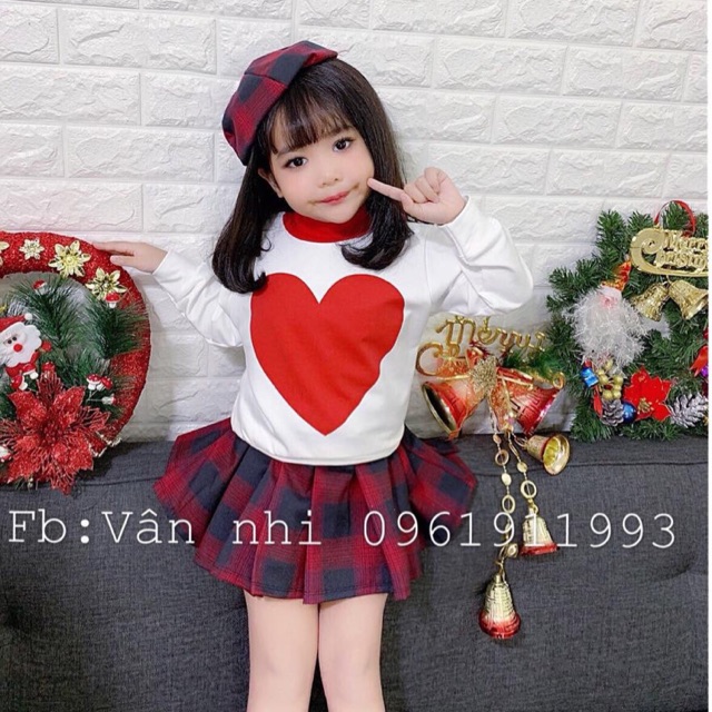 Sét áo váy bé gái