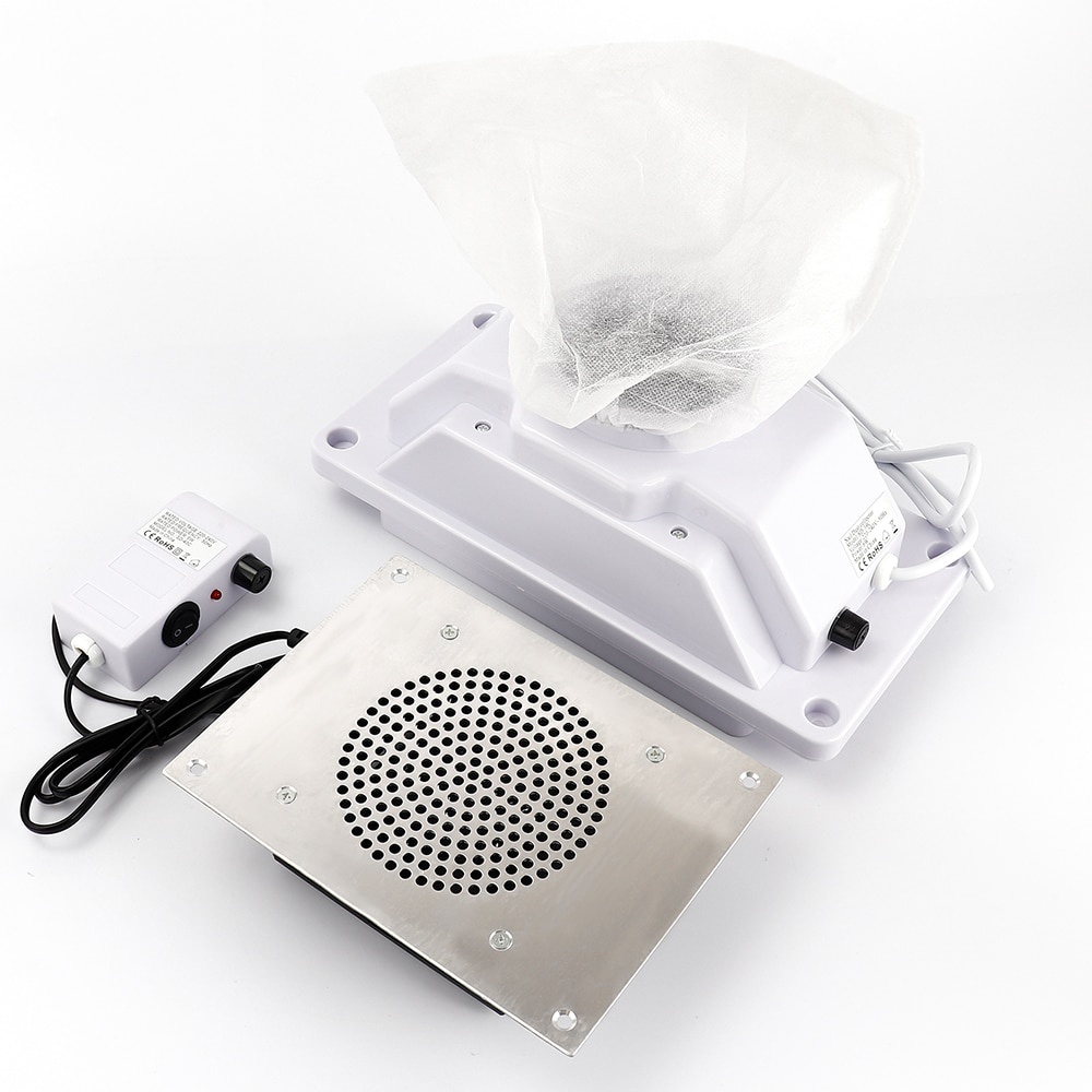 Túi đựng bụi làm móng tay FOREVERLILY màu trắng bằng vải không dệt