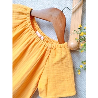 Đầm muslin đuôi cá cho bé gái