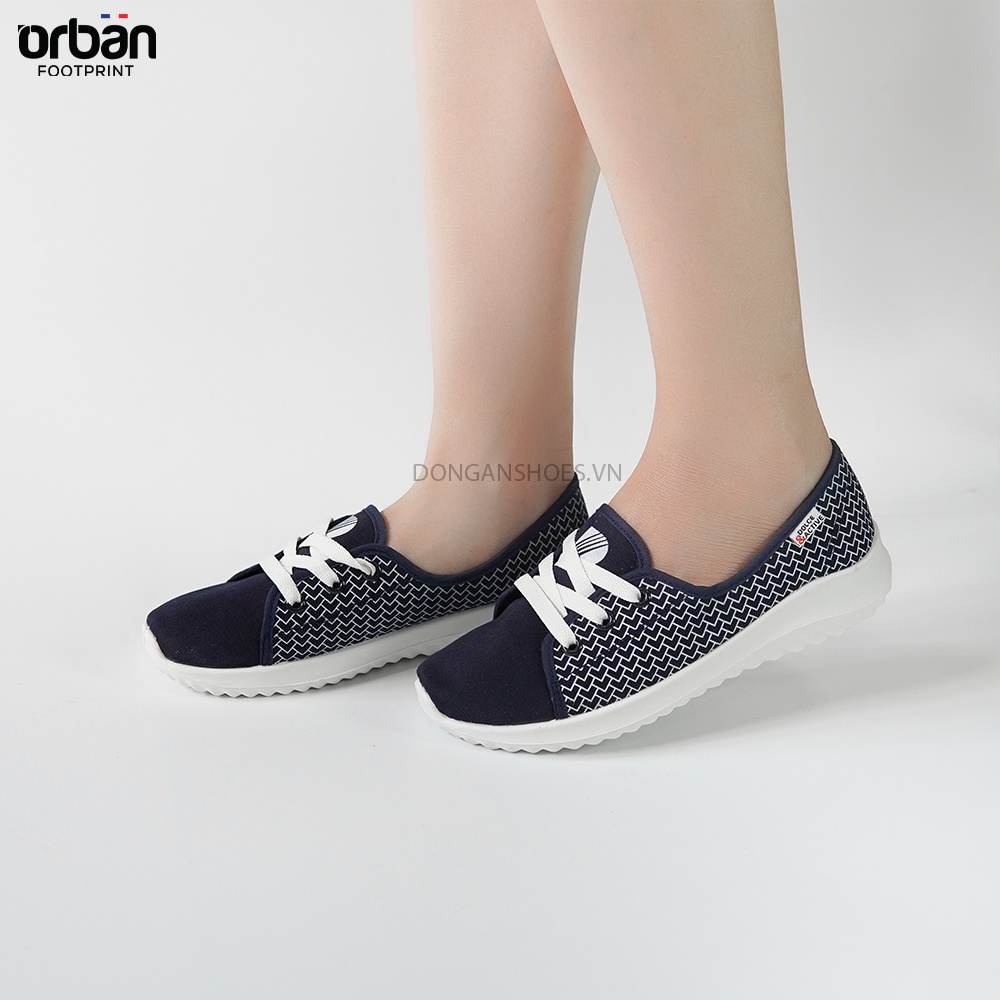 Giày sneaker nữ D&amp;A EP L1916 đế cao màu xanh