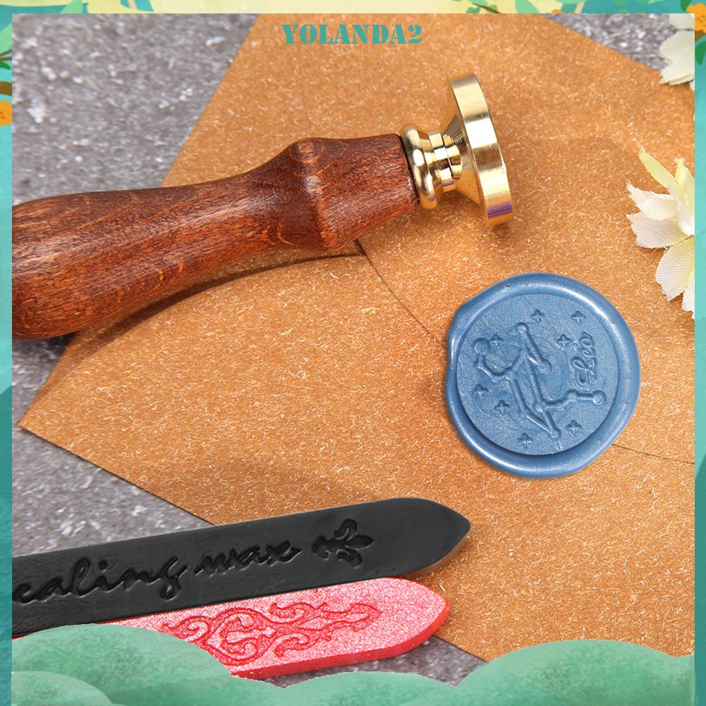 Con Dấu Sáp Niêm Phong Thiệp Cưới Diy Hình Chòm Sao Hoàng Đạo