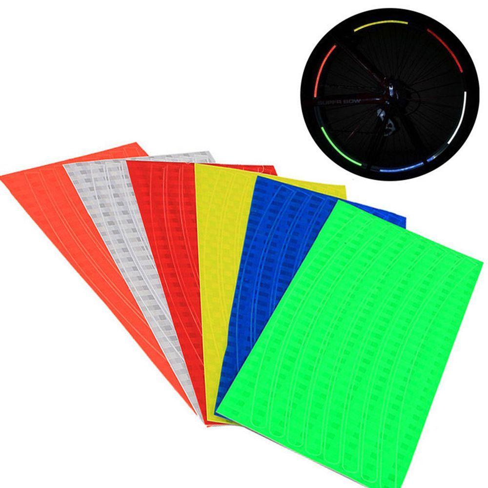 LANFY Miếng Dán Viền Bánh Xe Đạp / Xe Máy Phản Quang An Toàn