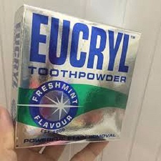 Eucryl Bột trắng răng cho nam giới nụ cười chói lòa