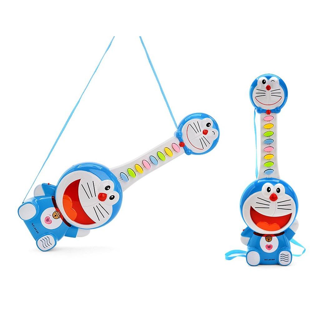 Đồ chơi đàn guitar Doraemon dùng pin có nhạc tiếng Việt cho bé
