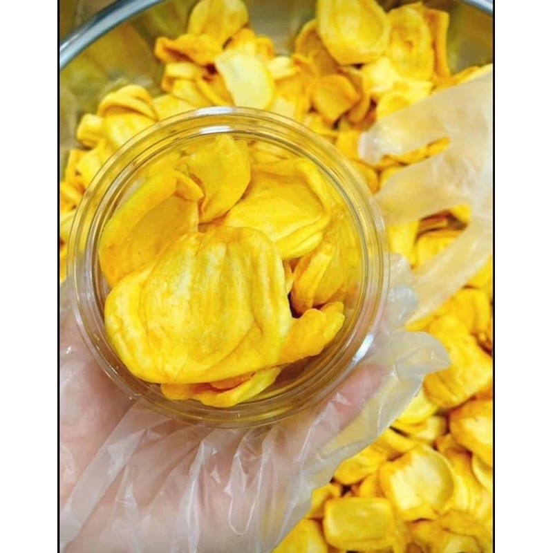 Mít Thái Xuất Khẩu Sấy Mộc Đặc Sản Đà Lạt _ Lon Pet 230gr_ Ăn là mê ngay - VỆ SINH ATTP