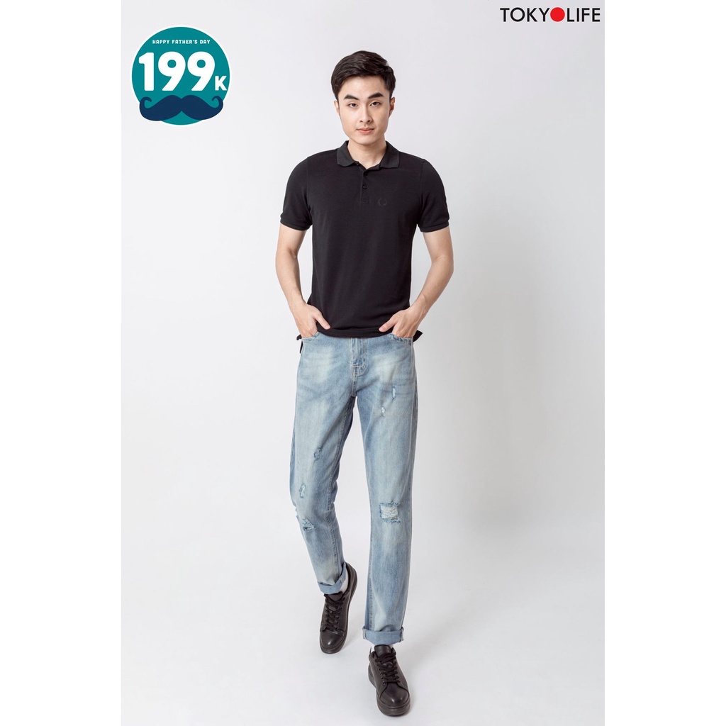 Áo Polo Nam Cotton Cao Cấp, Basic Sang Trọng Lịch Lãm TOKYOLIFE N7POL002I