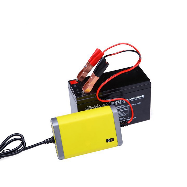 Sạc Bình Ắc Quy Dung Lượng Từ 20AH Đến 80AH - Tự Động Ngắt Khi Pin Đầy Và Có Quạt Tản Nhiệt