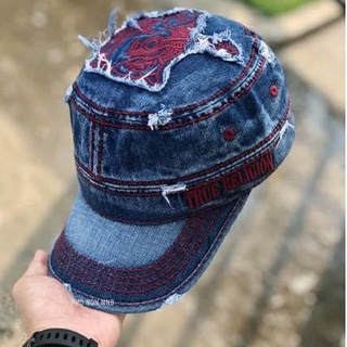 Nón ông địa đầu bằng chất jean