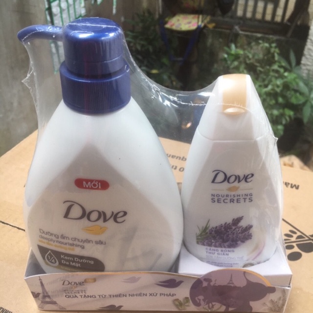 SỮA TẮM DƯỠNG ẨM DOVE 500gr tặng