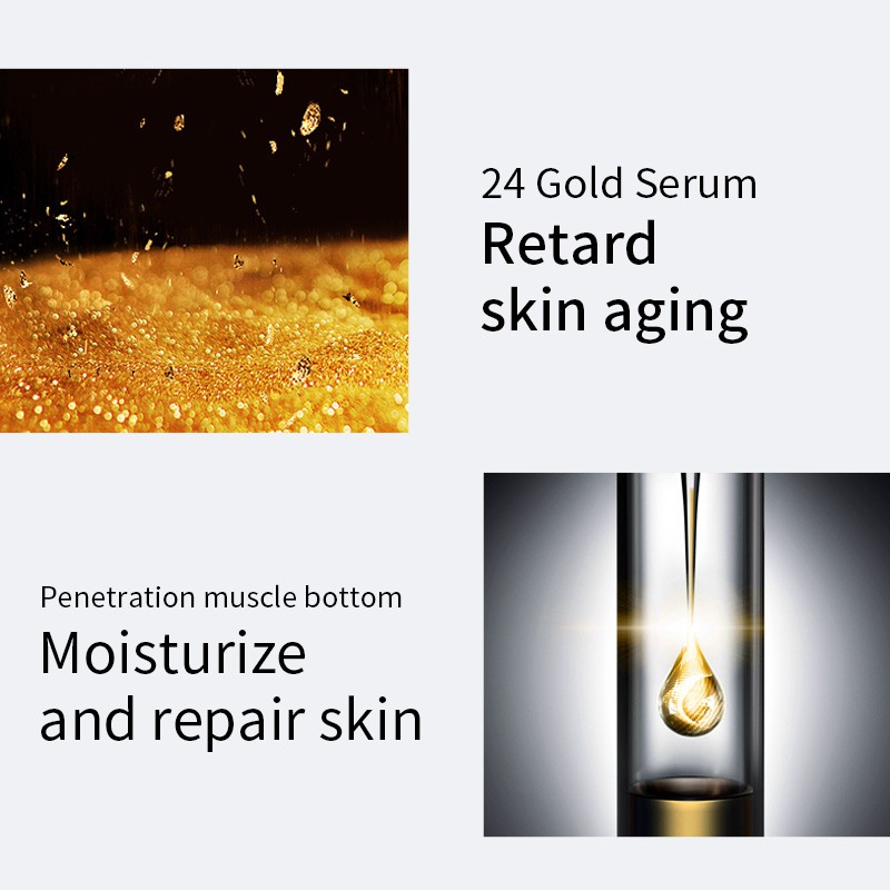 Serum LIYAL'AN chứa nano vàng 24K giúp dưỡng trắng chống lão hóa cho da 30ml