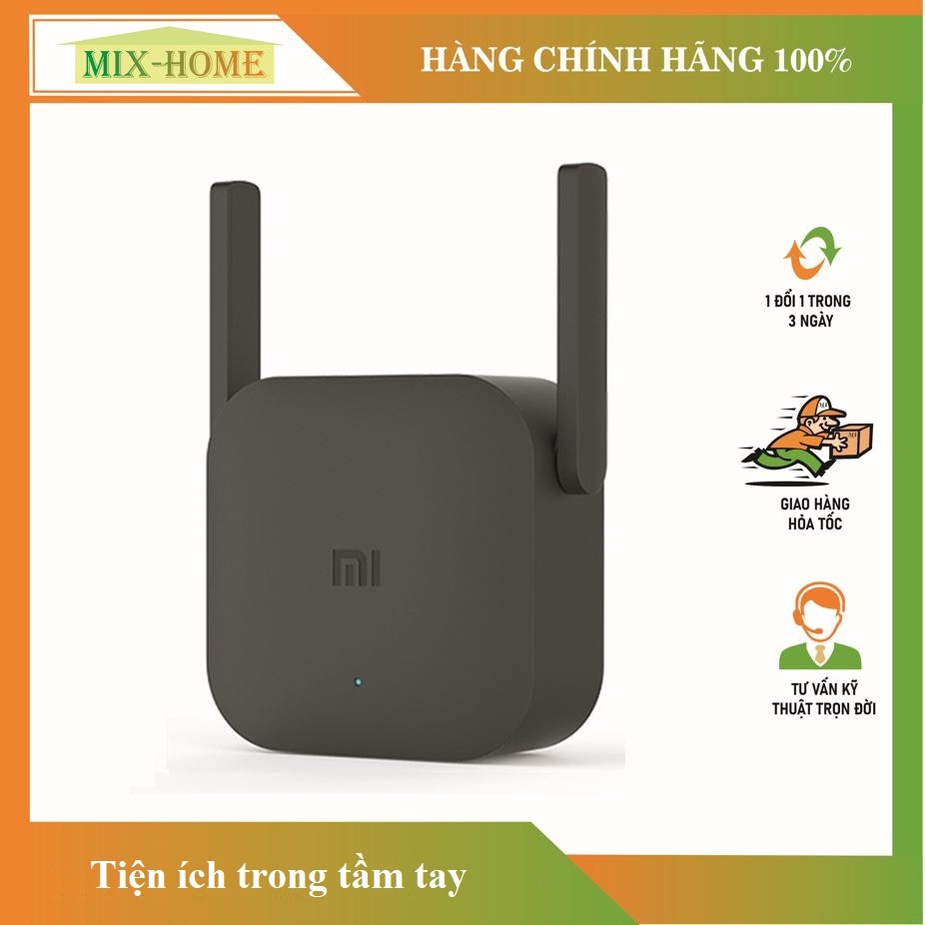 Thiết bị kích sóng wifi Xiaomi Repeater Pro (Hàng Chính Hãng - BH 3 tháng)