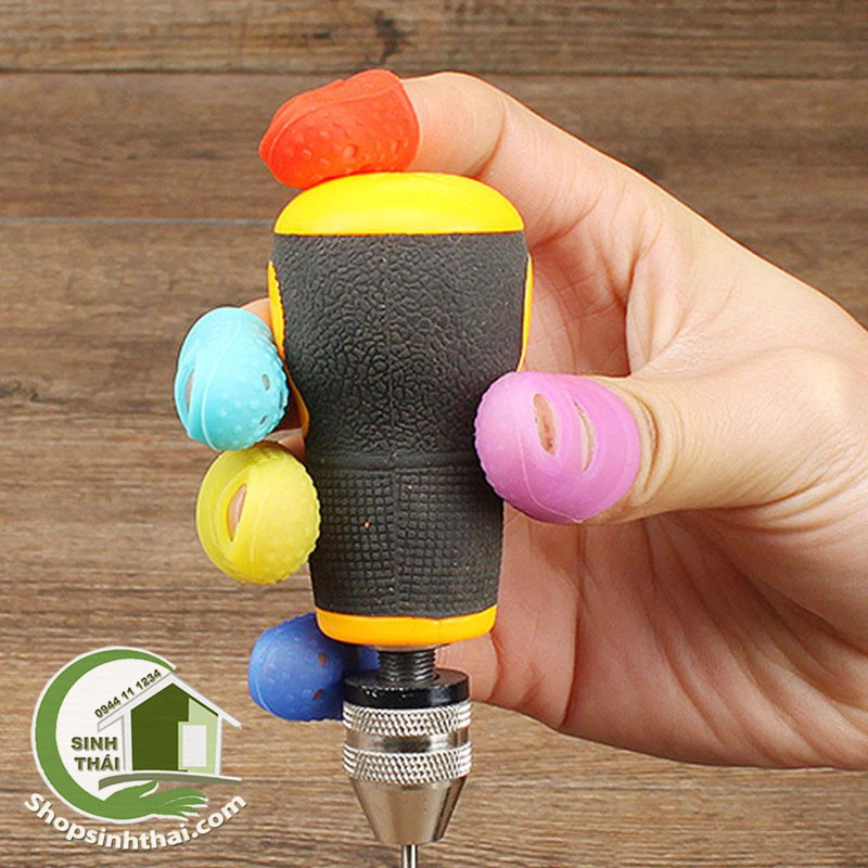 Bao bảo vệ ngón tay - đầu bọc ngón tay bằng silicon bảo vệ ngón tay khi chơi đàn - màu ngẫu nhiên