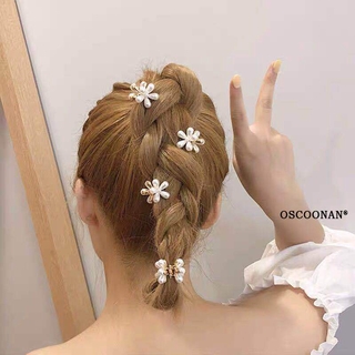 Ins Ngọt Ngào Mini Nhỏ Ngọc Trai Nhỏ Kẹp Tóc Kiểu Pháp Màu Mận Chín Phụ Kiện Tóc Hàn Quốc Phụ Nữ Kẹp Bên