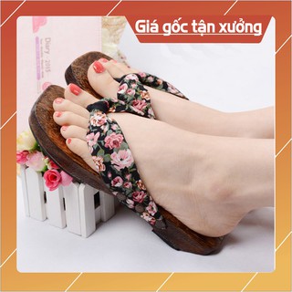 [💖Dép Tông Gỗ Nhật Bản]Dép nữ Nhật Bản và Hàn Quốc, dép gỗ massage mùa hè cho nữ,dép đi biển,dép xỏ ngón, dép quai ngang