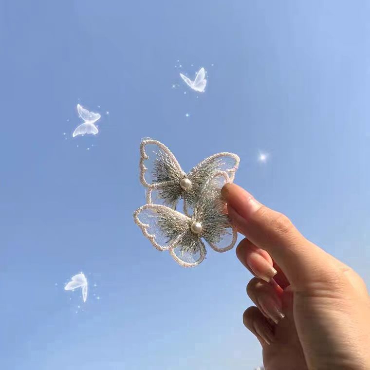 Trâm cài tóc hình bươm bướm độc đáo xinh xắn