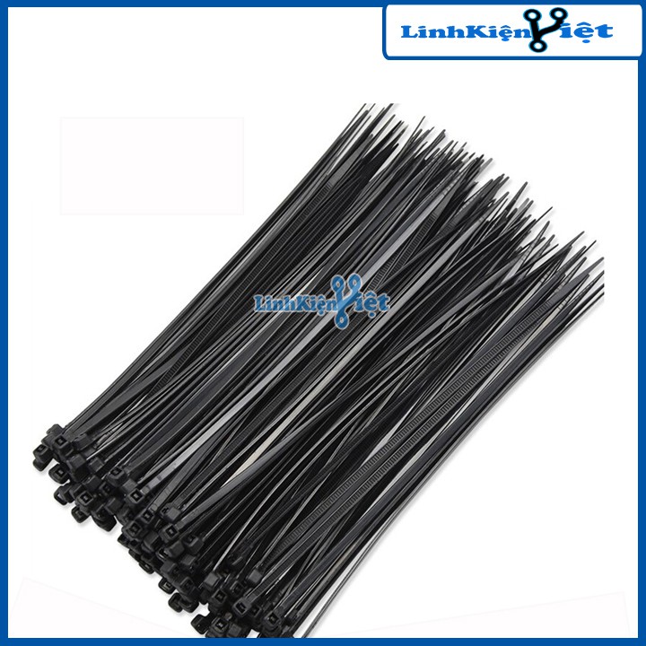 Gói 1000PCS Dây Thít Đen 3X150mm