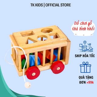 Xe cũi thả hình Vivitoys cho bé giúp bé tăng khả năng tư duy kiên trì