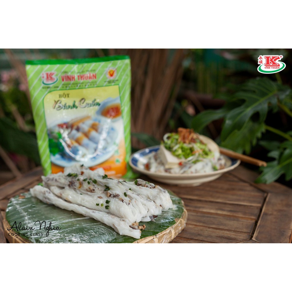 Bột bánh cuốn Vĩnh Thuận gói 400g đạt tiêu chuẩn xuất Châu Âu