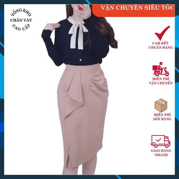 Ảnh Thật - Feedback Chân váy dáng dài bút chì công sở đẹp Tổng Kho CV10 đầm nữ xẻ trước bèo nhúng | BigBuy360 - bigbuy360.vn