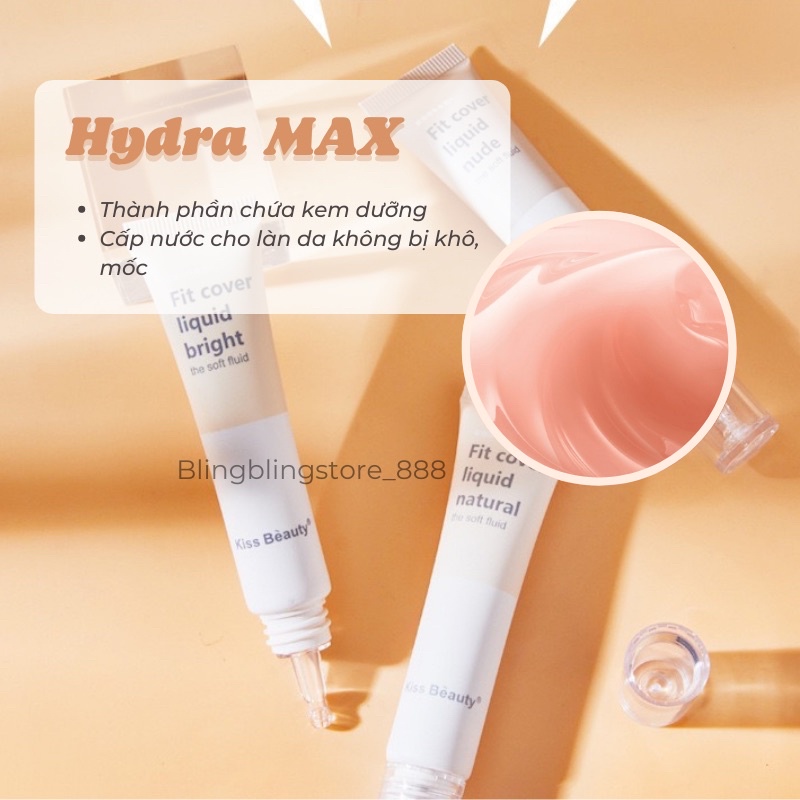 Kem Che Khuyết Điểm Nội Địa Trung Kem Che Khuyết Điểm Dạng Lỏng KISS BEAUTY | BigBuy360 - bigbuy360.vn