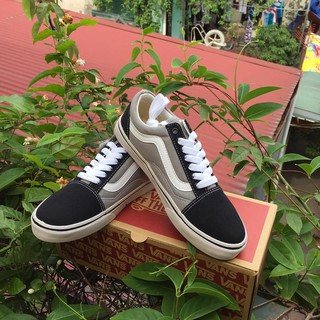 [FULL BOX] Giày Old Skool màu ghi xám đen
