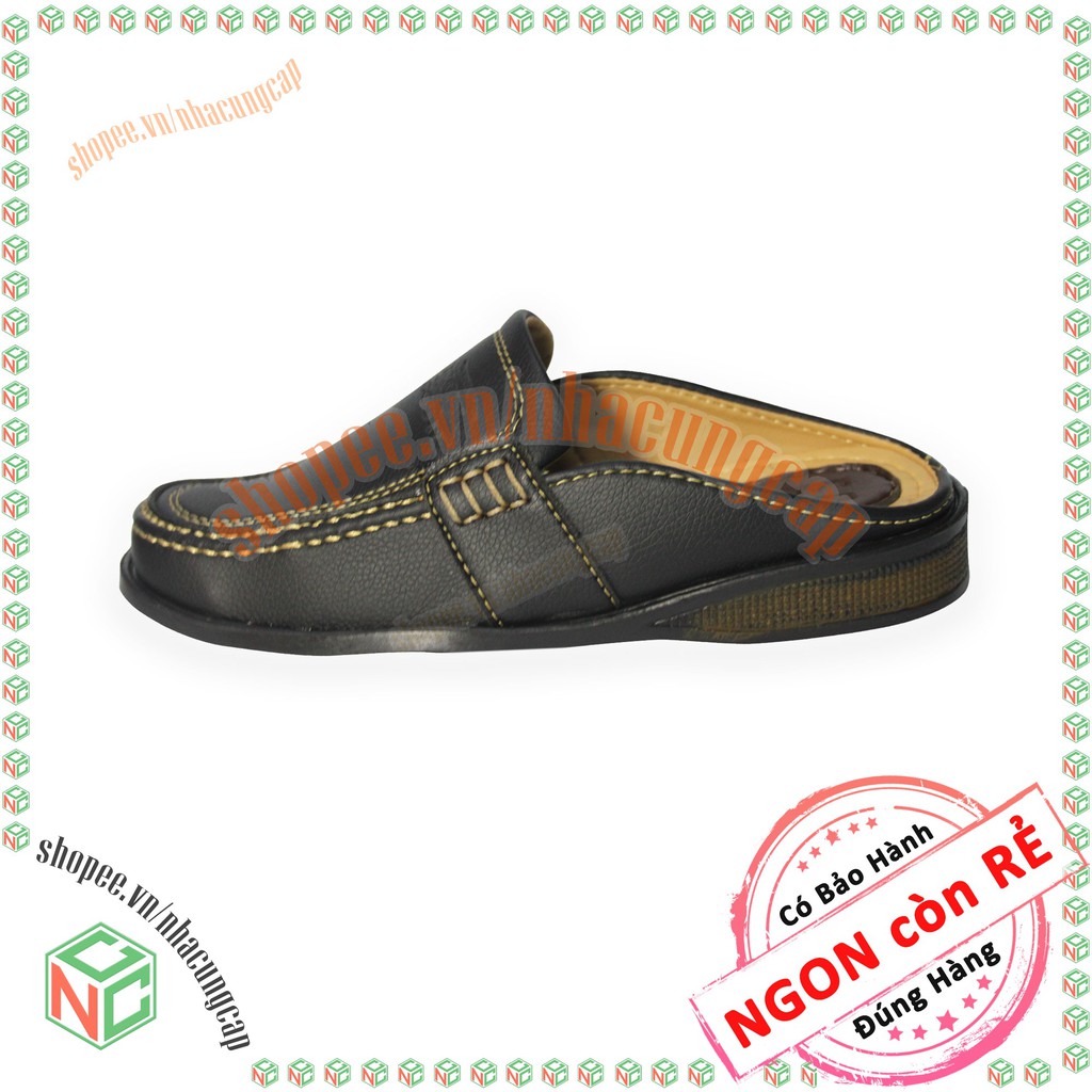 Thời trang dép giả giày cho nam - thoải mái nhưng không kém phần lịch lãm - NMA-SAPO2-3OO-DE (Đen)