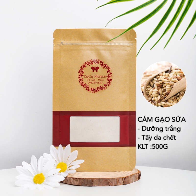 Cám gạo sữa 500G( tinh bột cám gạo, tẩy da chết, dưỡng sáng) | BigBuy360 - bigbuy360.vn