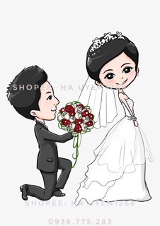 Chibi Cô dâu và Chú rể