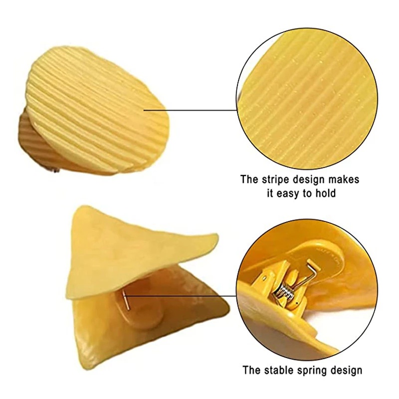 1 Kẹp Miệng Túi Thức Ăn Mini Bằng Nhựa Chống Ẩm