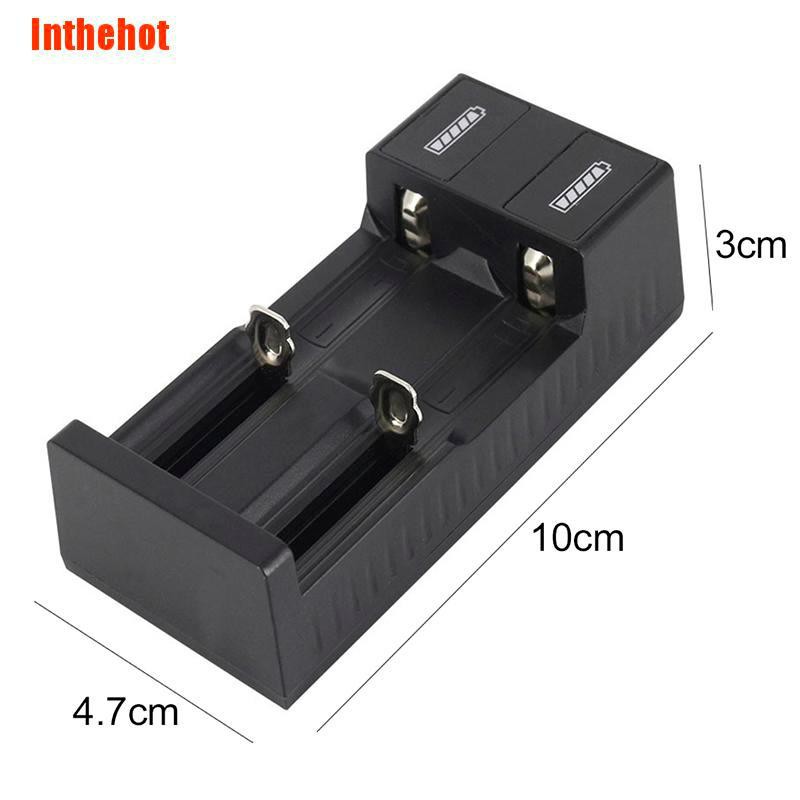Bộ Sạc Rãnh Kép Cổng Usb Cho Li-Ion 3.7V 18650 26650 14500