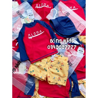 Set bơi 3 món bé trai aloha