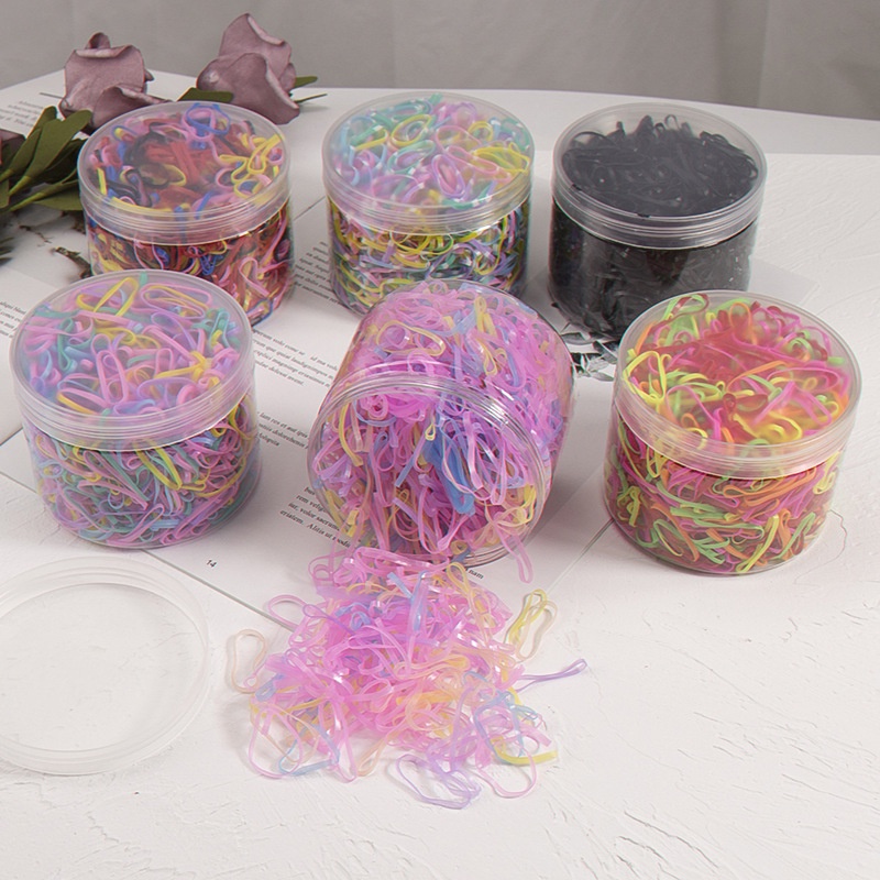 Hộp thun cột tóc nữ dễ thương TAGU phụ kiện buộc tóc nữa nhiều màu