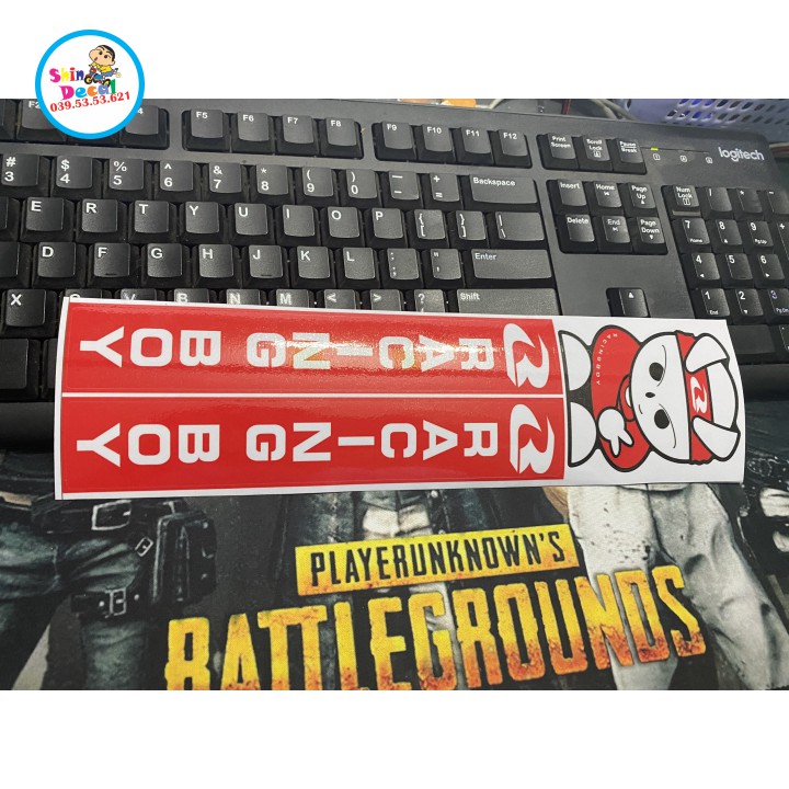 [SHIN DECAL] Tem dán phuộc xe máy racing boy