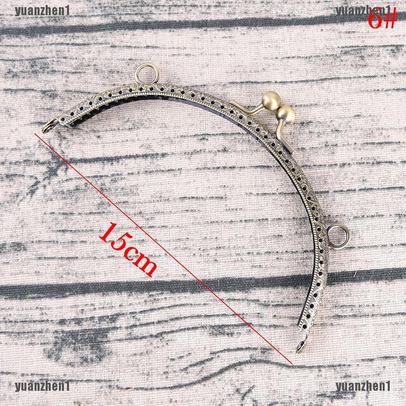 Khung Khóa Túi Xách Hình Hoa Bằng Hợp Kim Phong Cách Retro