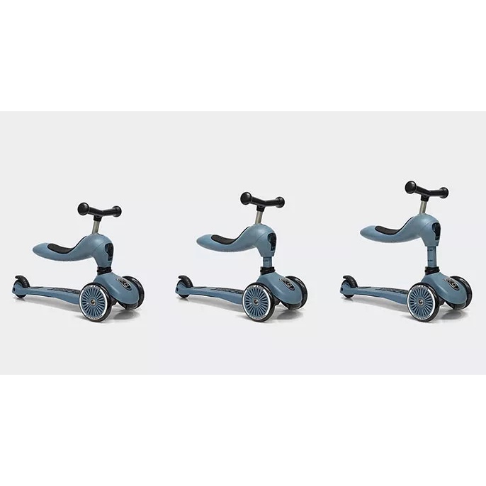 Xe Trượt Scooter Xe Chòi Chân Trẻ Em  2 in 1 chính hãng Runbro  2 chế độ Cho Bé 10 tháng-6 Tuổi