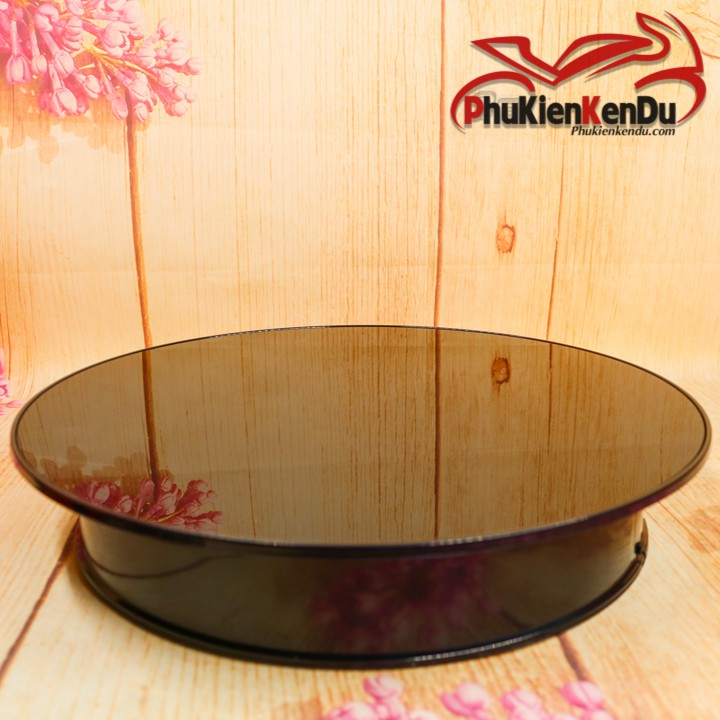 Bàn xoay, đế xoay 360, size 30CM, tải 5KG, mặt mâm phản chiếu đen bóng, xoay mô hình, kính mát, giày dép, dùng PIN+ĐIỆN