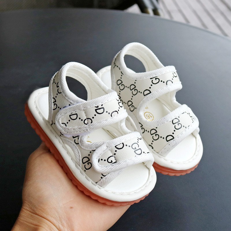Sandal tập đi cho bé trai, bé gái - dép quai hậu tập đi GD cho bé có còi tít siêu mềm, siêu êm, quai dán tiện lợi (3 mã)
