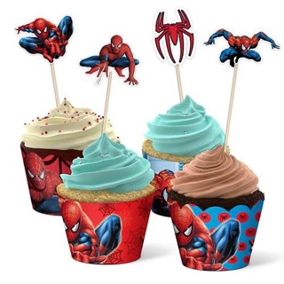 Set để bàn sinh nhật Spiderman cho bé trai