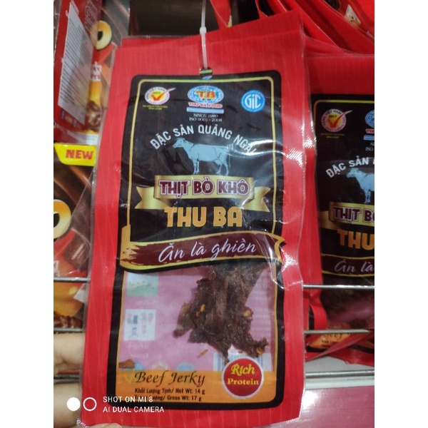 Bò khô Thu Ba gói 17g siêu ngon