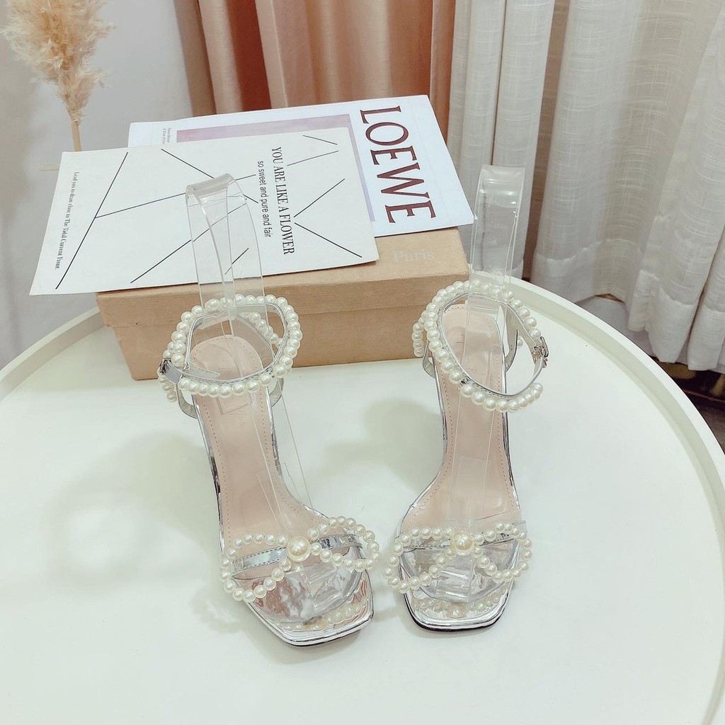 [Mã FATHANG5 giảm 10K đơn 50K] Giày sandal nữ phối đây cực sang trọng