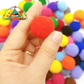 Quả bóng len pom pom size to