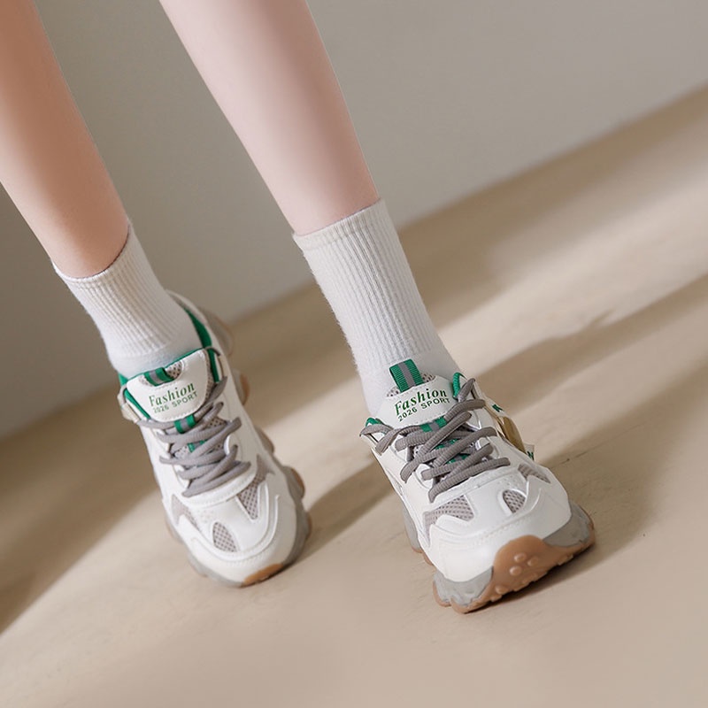 Giày Thể Thao Thoáng Khí Phong Cách Hàn Quốc Cho Nữ